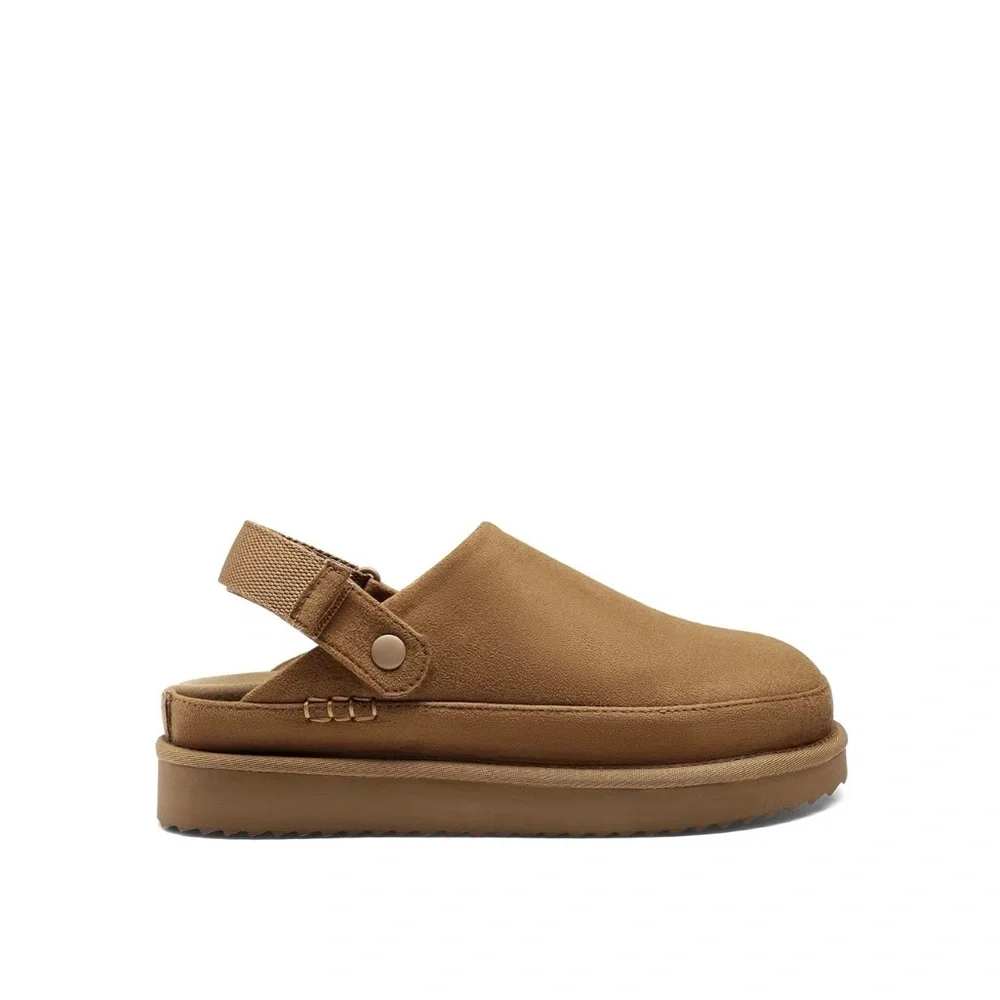 Dream Pairs Round-Toe Platform Mule Clogs Indoor/Outdoor Memory-Foam - Picture 4 of 8